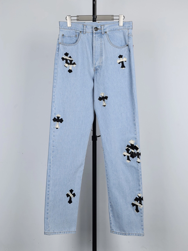 Silver Tape Print Logo Denim Jacket