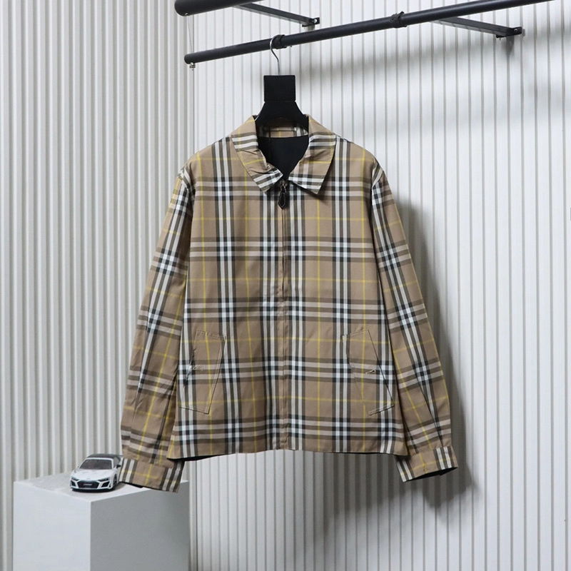 Reversible Plaid Jacket