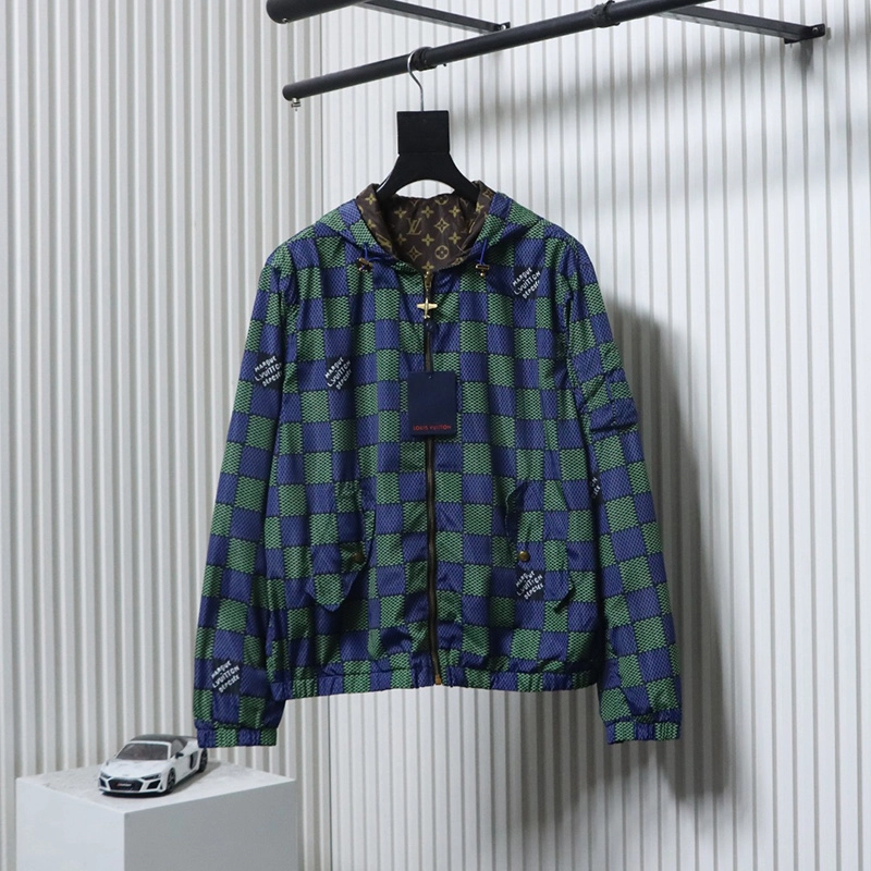 Reversible Checkered Checkered Jacket