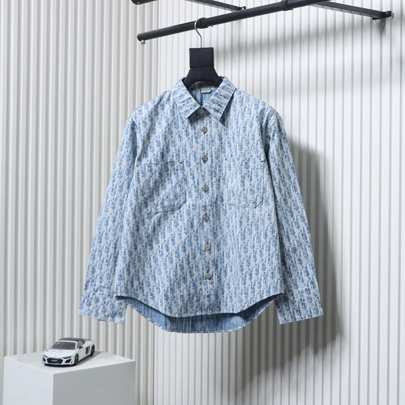 Classic All-over Logo Denim Shirt Jacket