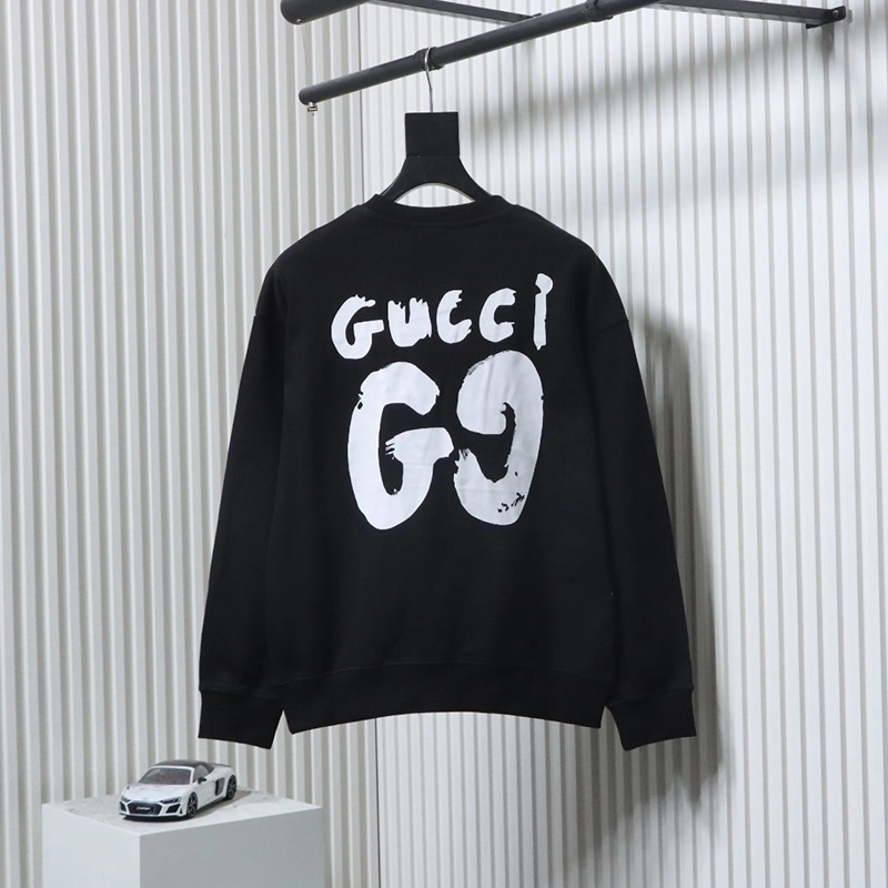 Hand-Painted Graffiti Logo Sweatshirt
