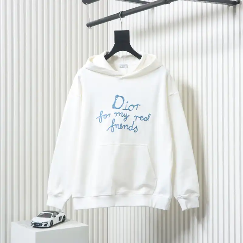 Collaborative Slogan Embroidered Logo Hoodie