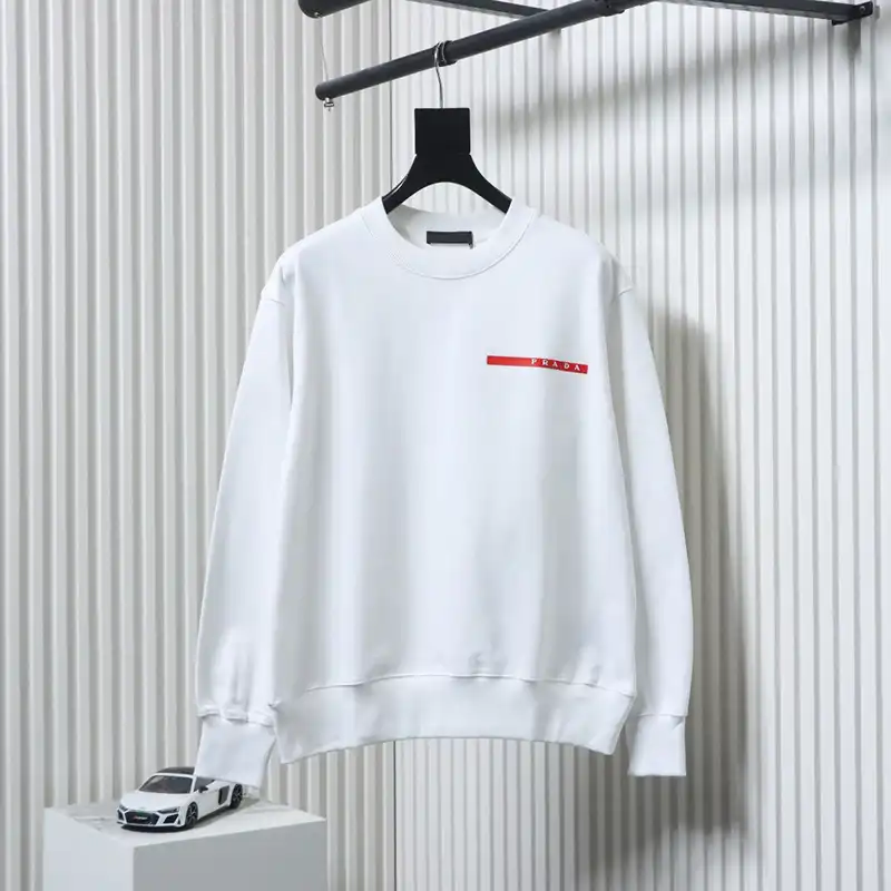 Red Striped Logo Sweatshirt