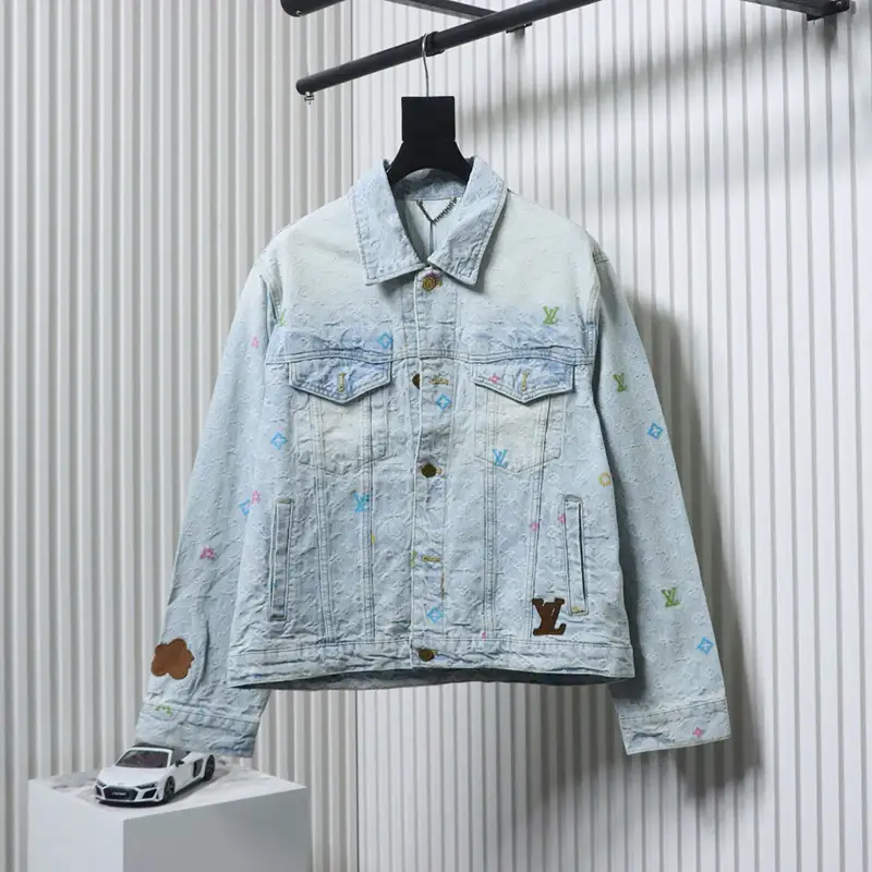 Co-branded Logo Candy Embroidered Denim Jacket