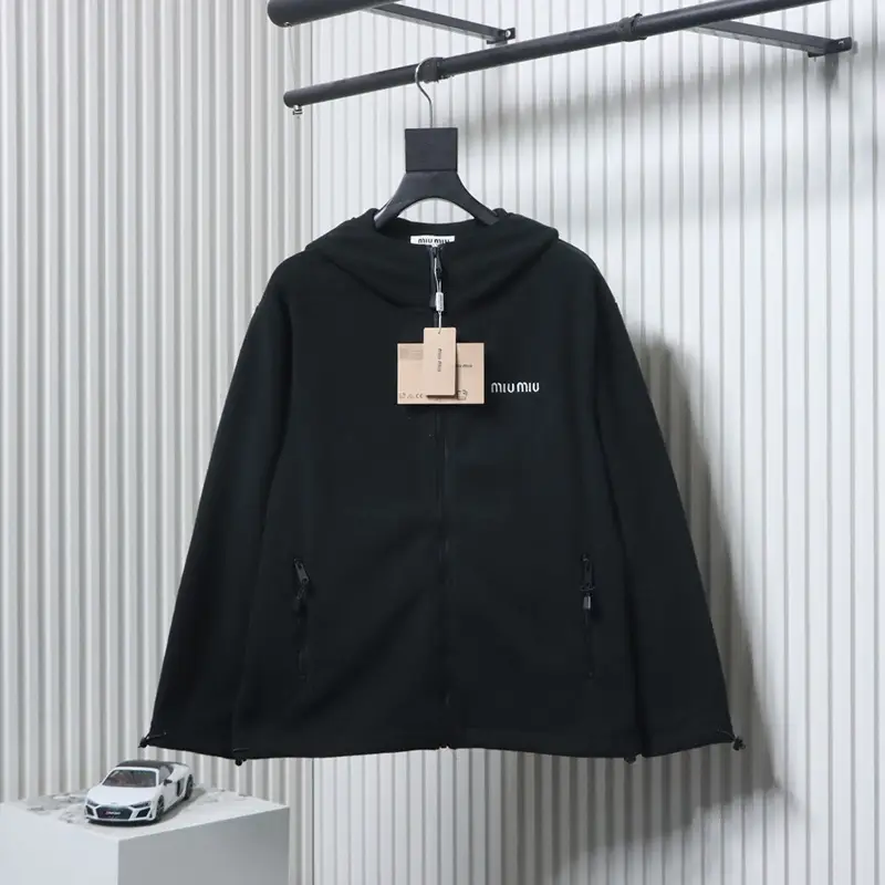 Logo Fleece Hooded Jacket