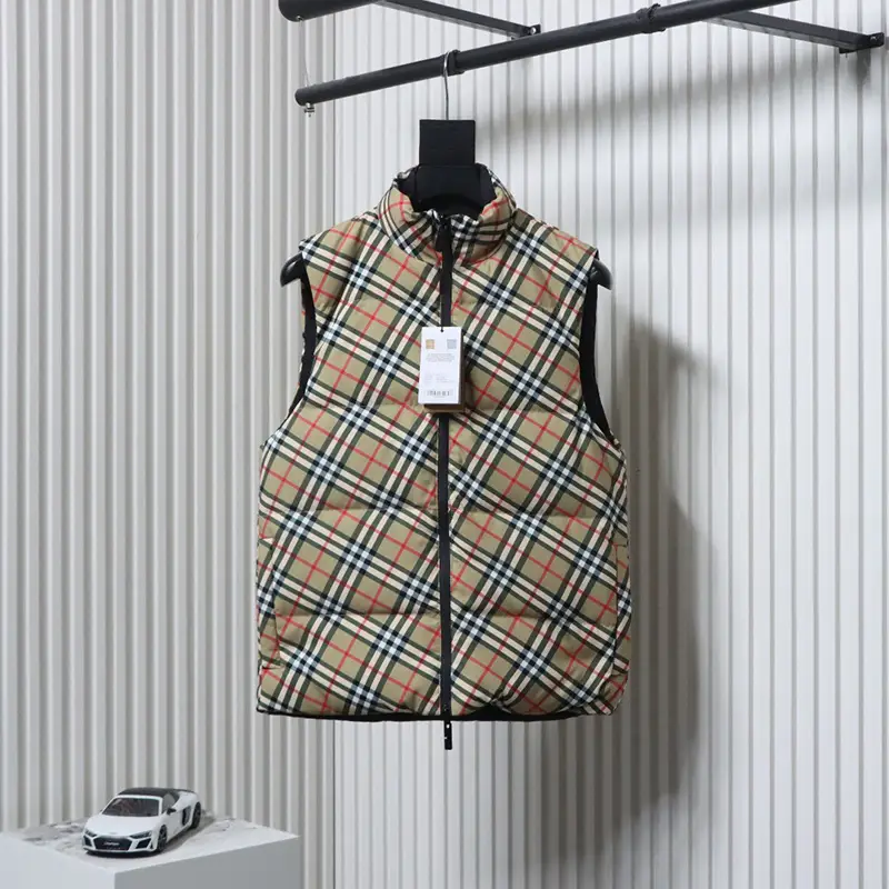 Checkered Twill Vest