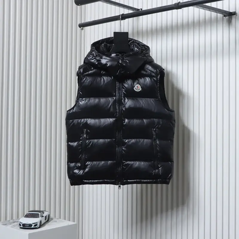 Maya Logo Hooded Down Vest