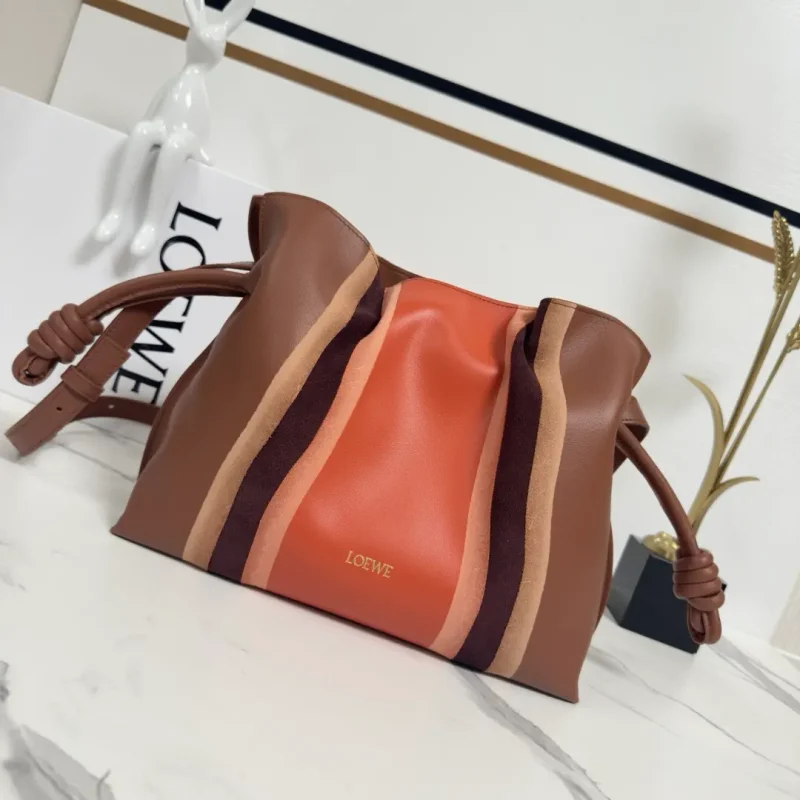 Flamenco Landscape Lucky Bag Walnut Color