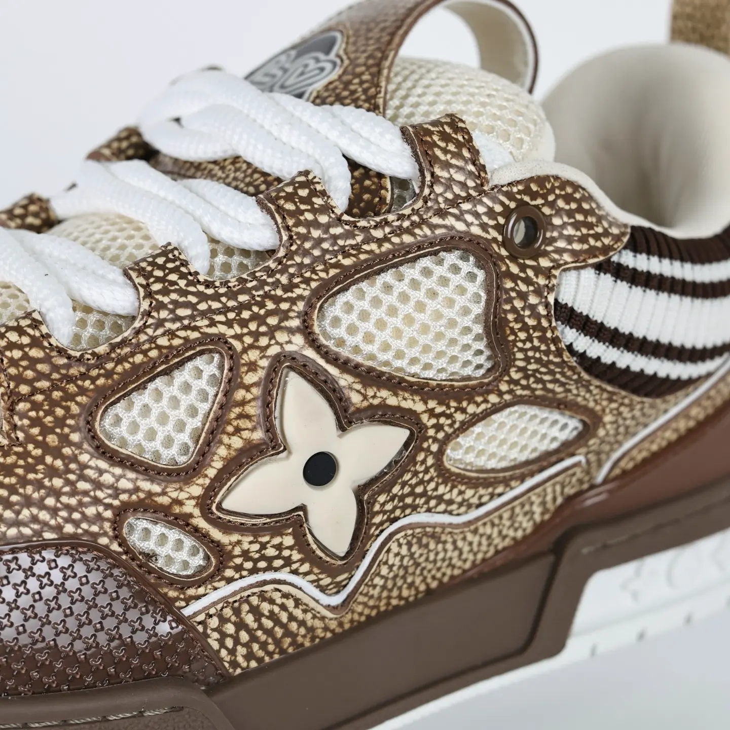 Skate Low Trainers Braune Top-Sneaker9