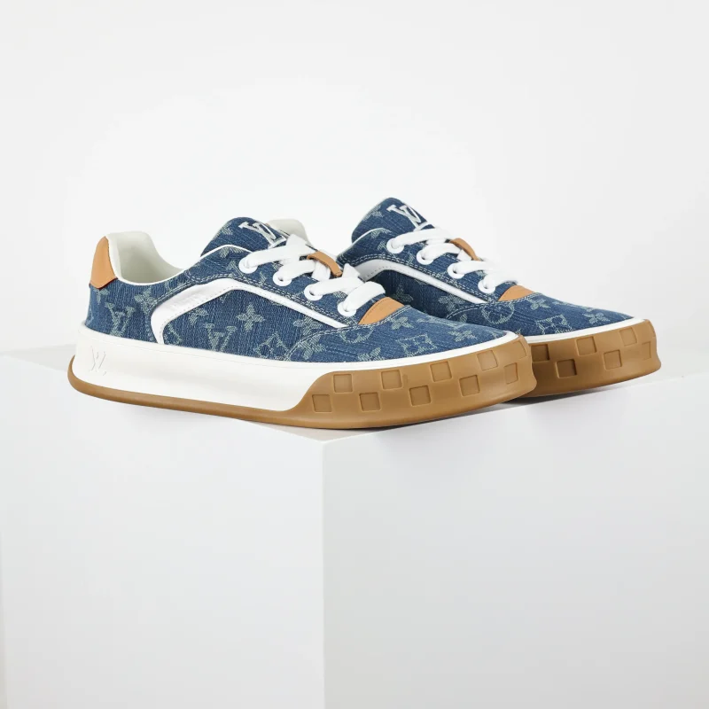 Skate-Sneaker 2025 Low-Top Denim Blue Monochrome