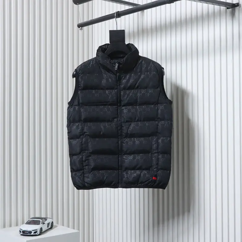 All-over Monogram Print Padded Vest