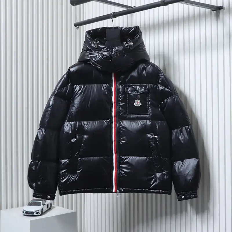 Logo Tricolor Webbing Down Jacket