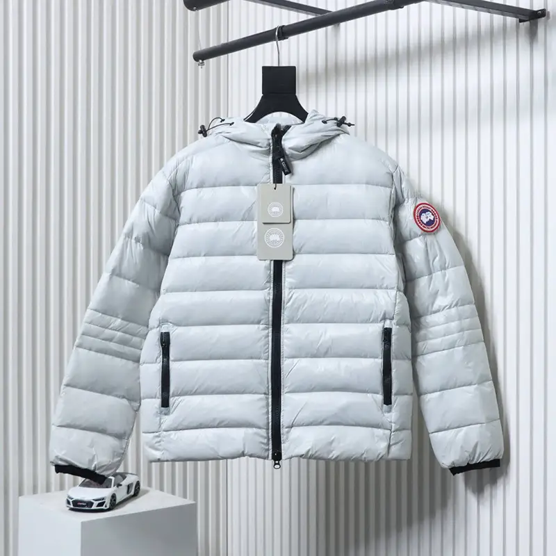 Logo Plaid Down Jacket