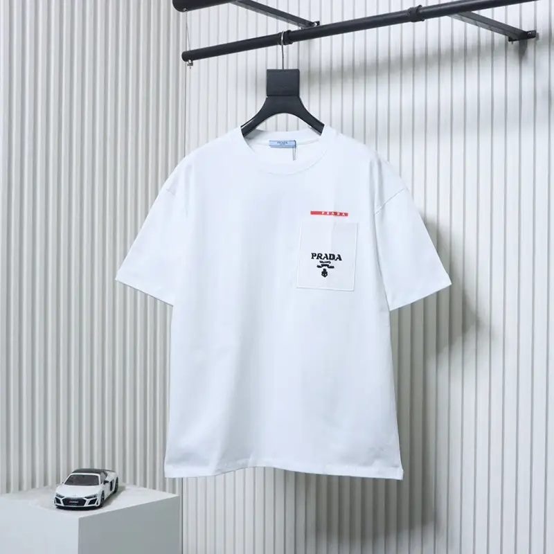 Red Embroidered Logo T-Shirt