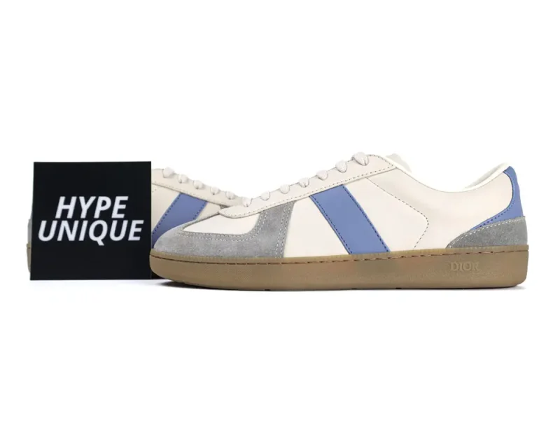 B01 Matchpoint Sneakers Grey and White Smooth Calfskin Leather (Copy)