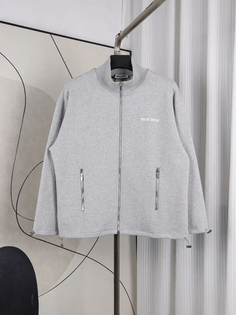 Logo Stand-up Collar Jacket