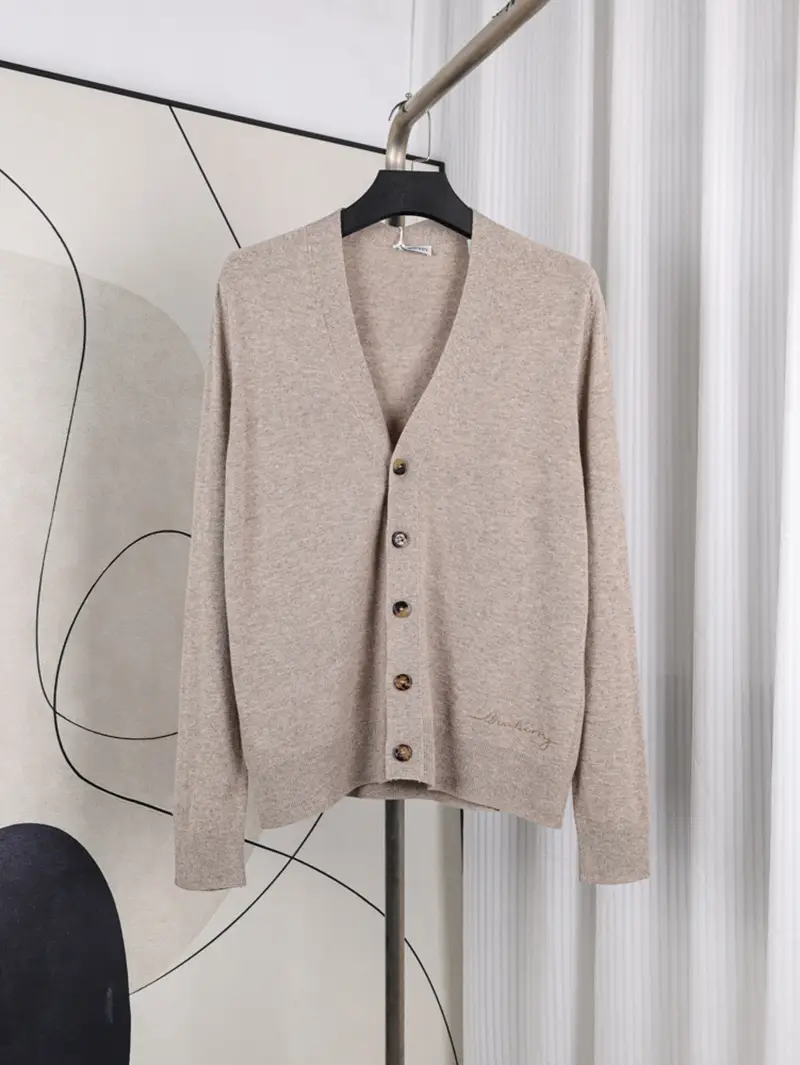 Logo Signature Cardigan Sweater