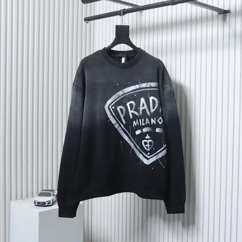 Washed Hand-Painted Logo Sweatshirt