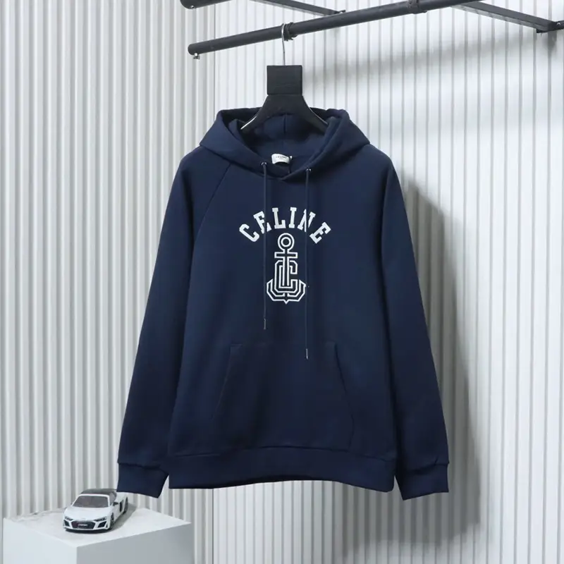 Embroidered Letter Logo Hoodie