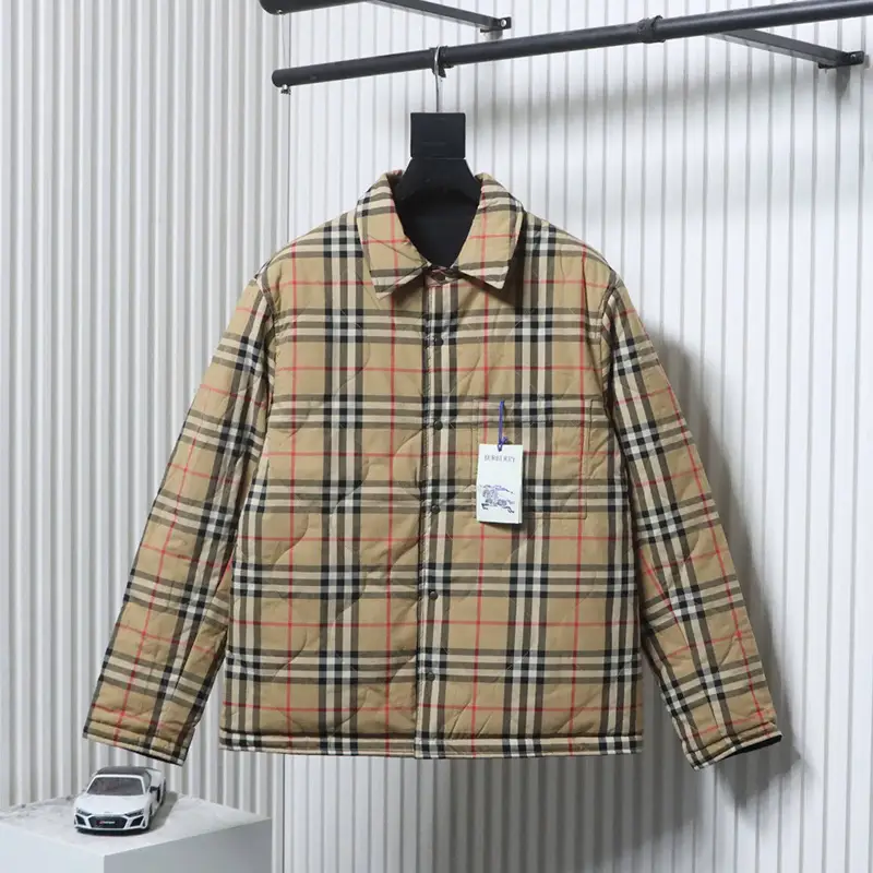 Plaid Reversible Cotton Jacket