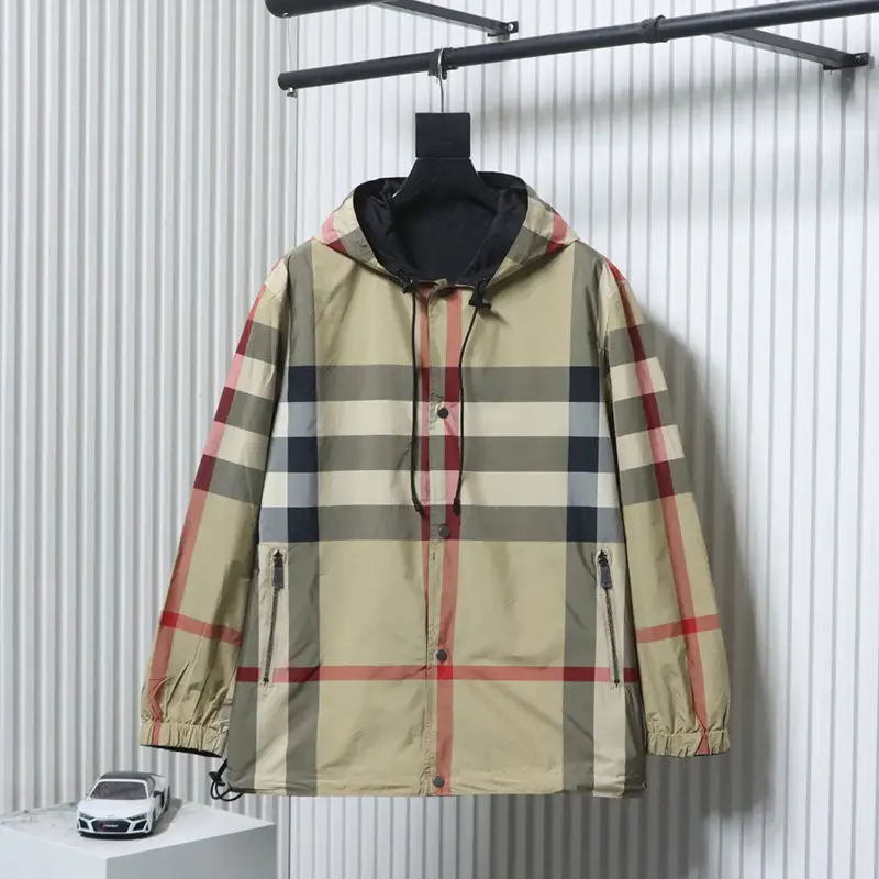Classic Check Reversible Trench Jacket