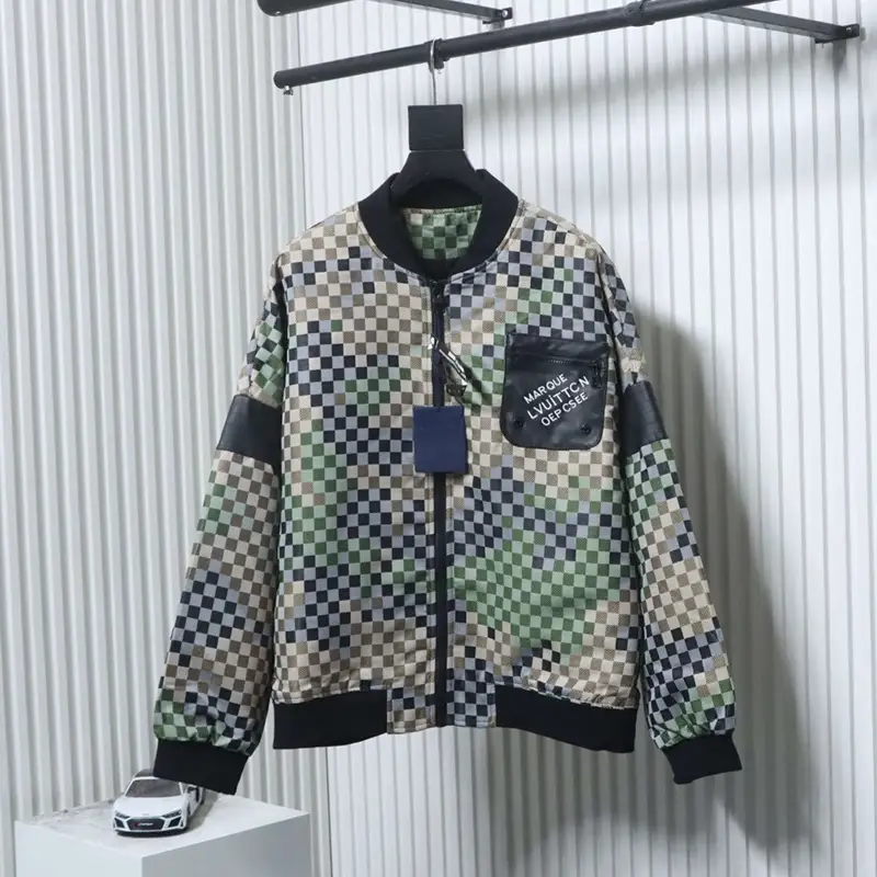 Checkered Flight Jacket