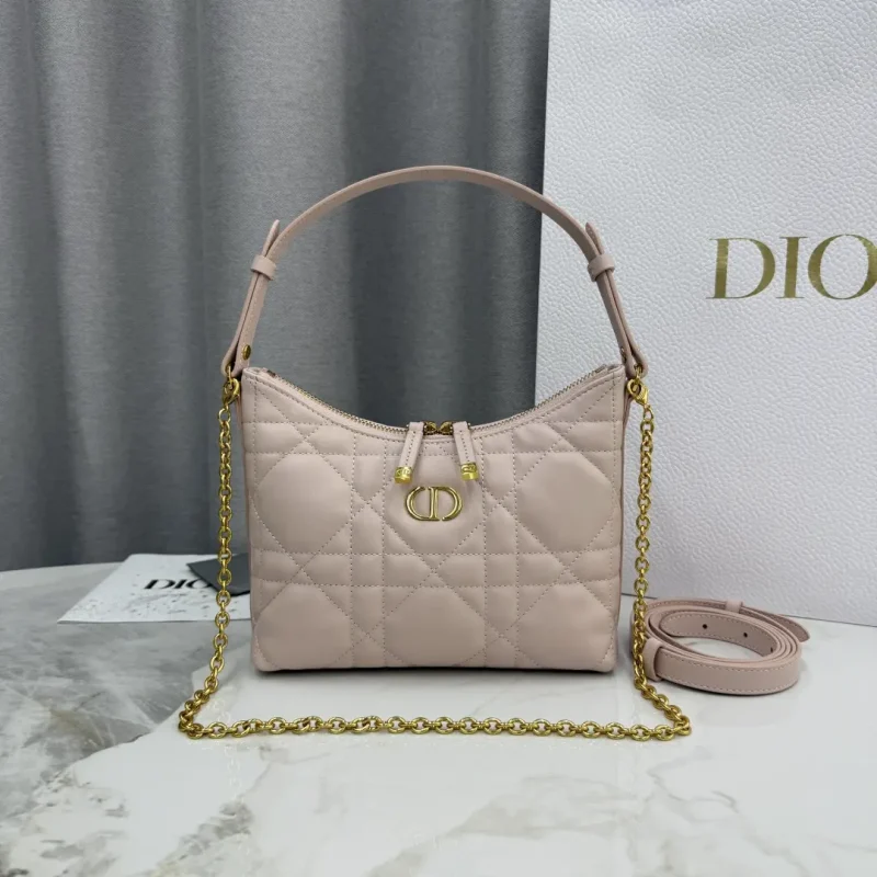 Miss Caro chain handbag, blush pink