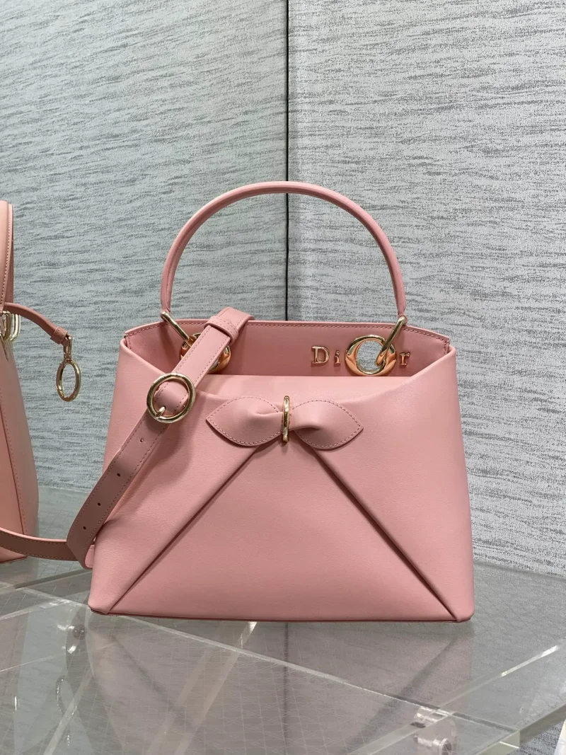 Pink bow-knot handbag