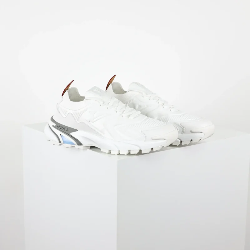 Runner Tatic Sneakers Strick-Schnürschuhe Weiß2