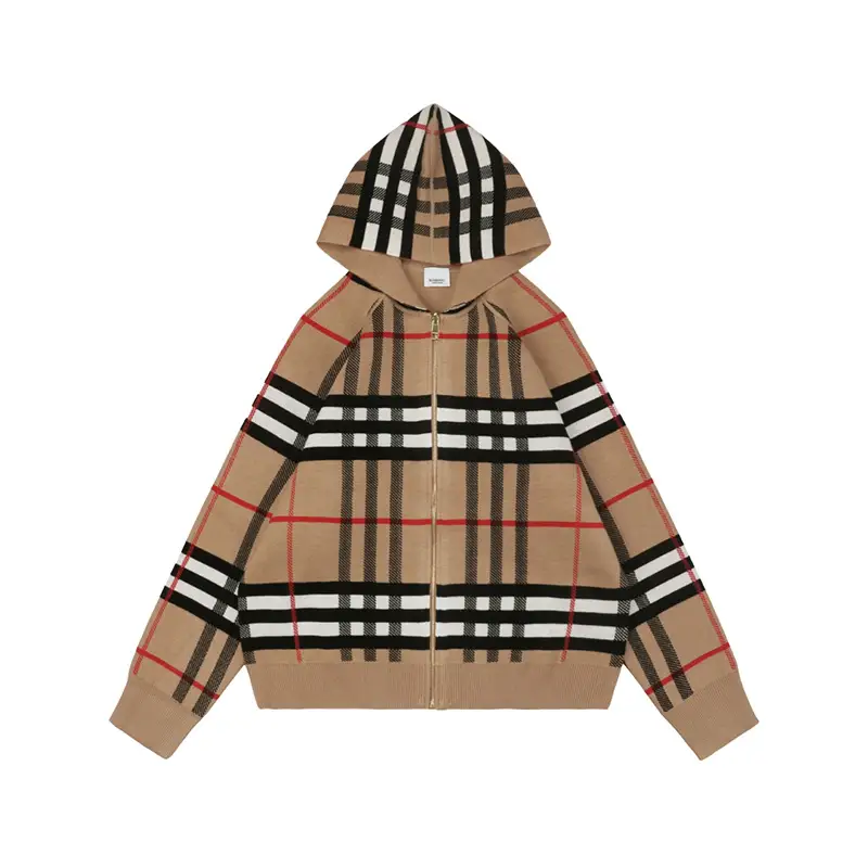 Reversible Jacket with War Jacquard Pattern