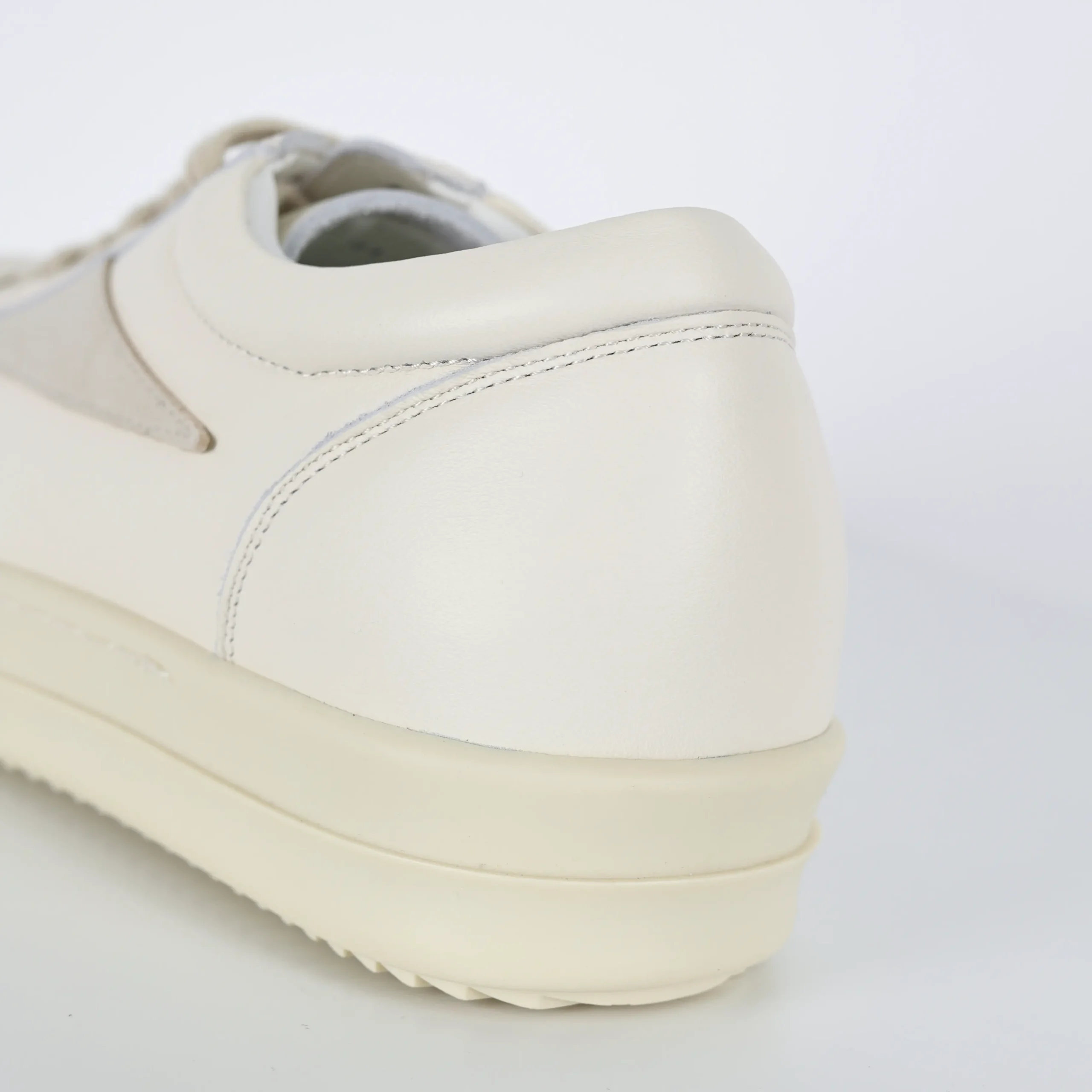 R1ck0wens RO Low-Top-Schuhe Weißes Leder3