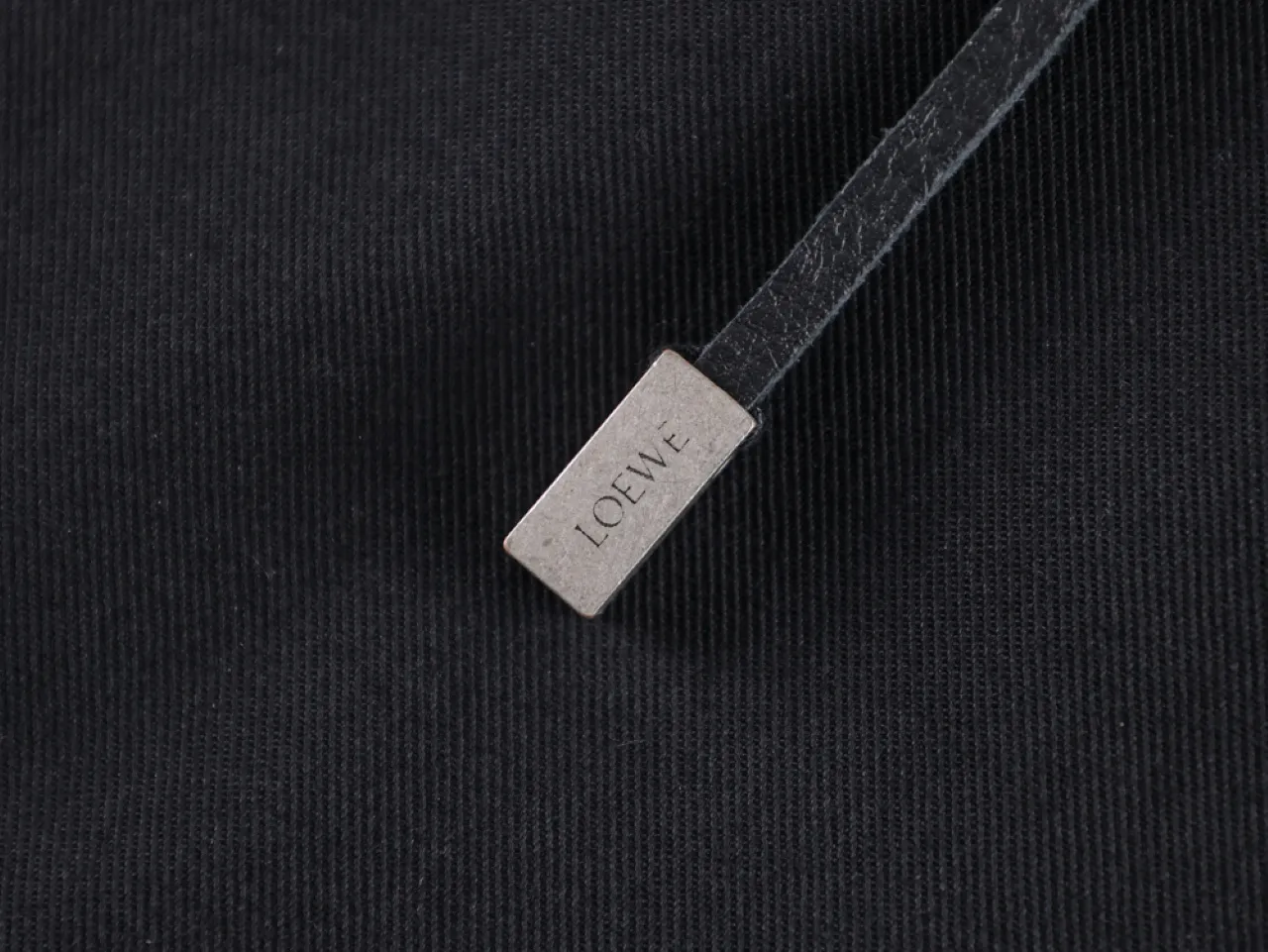 D-Buckle Cotton Tailored Trousers - Detail 1