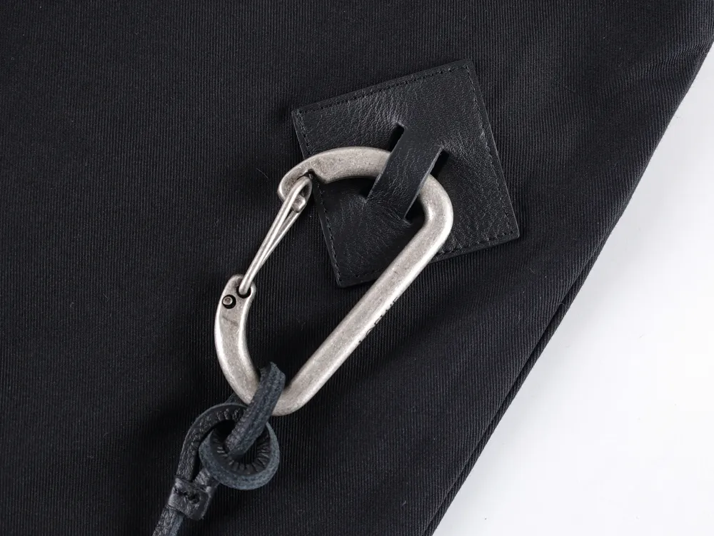 D-Buckle Cotton Tailored Trousers - Style