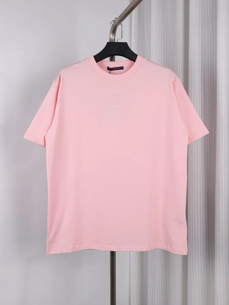 Embossed Logo Long-Staple T-Shirt