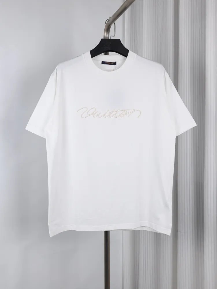 Embroidered Script Logo T-Shirt