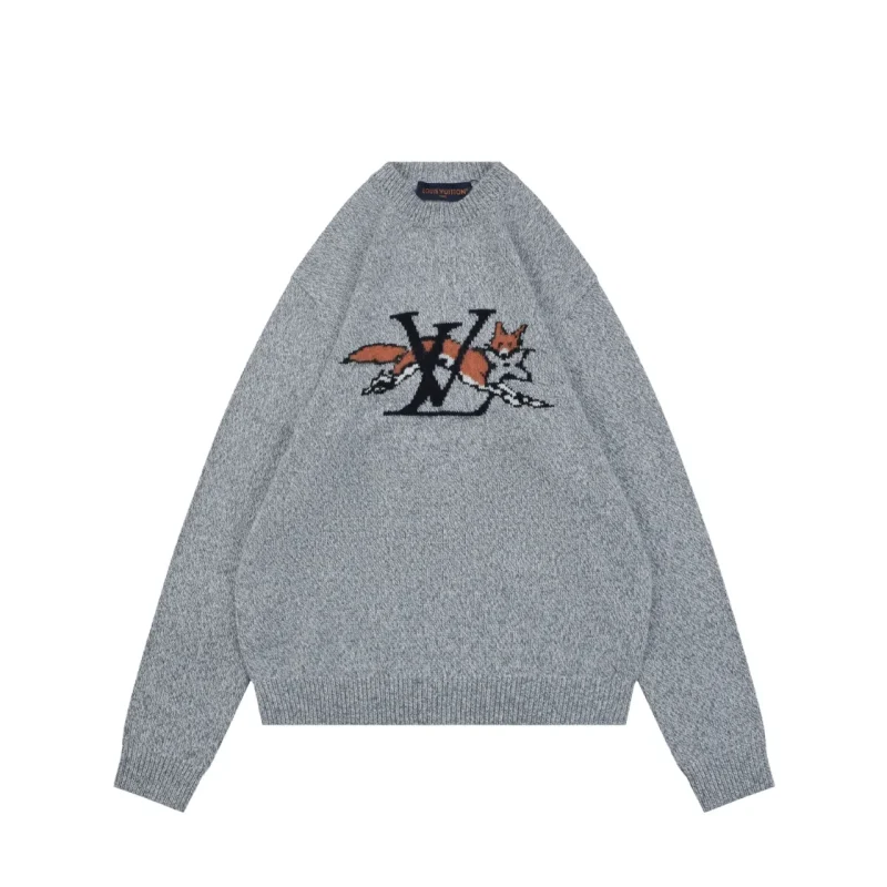 Fox Jacquard Knit Sweater