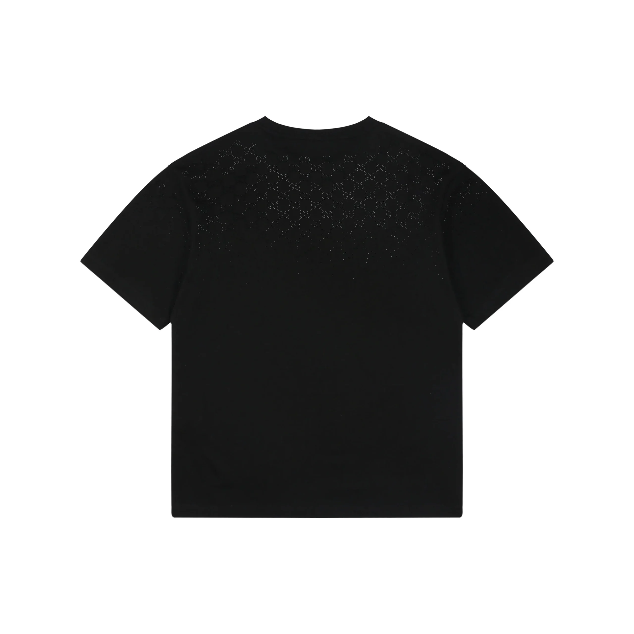 Gradient Crystal Double G Cotton T-Shirt - Back Details