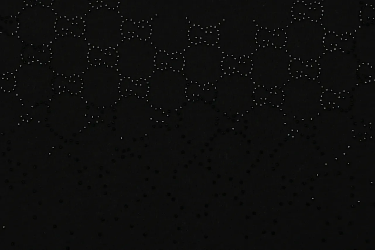 Gradient Crystal Double G Cotton T-Shirt - Design 2