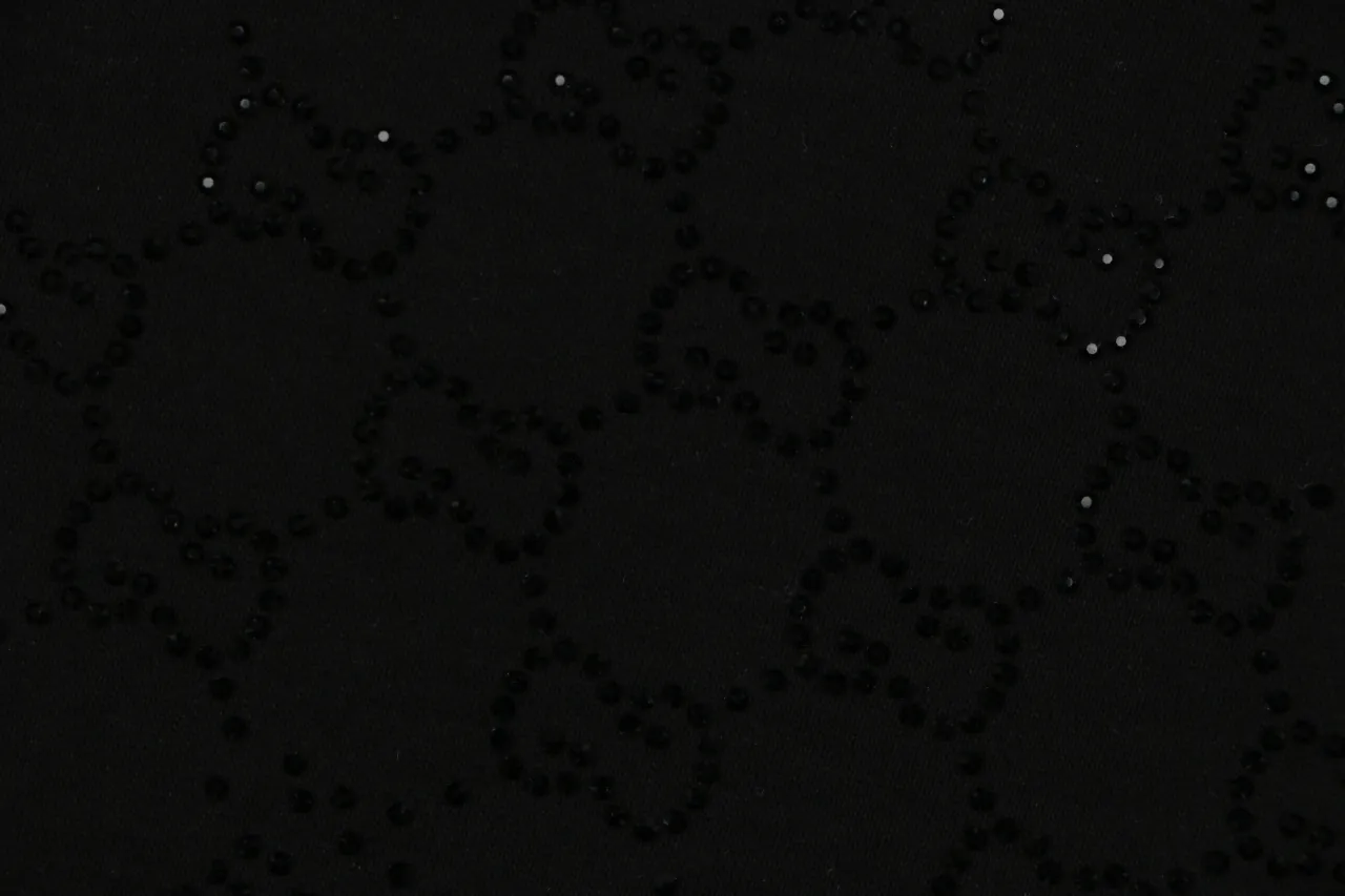 Gradient Crystal Double G Cotton T-Shirt - Design