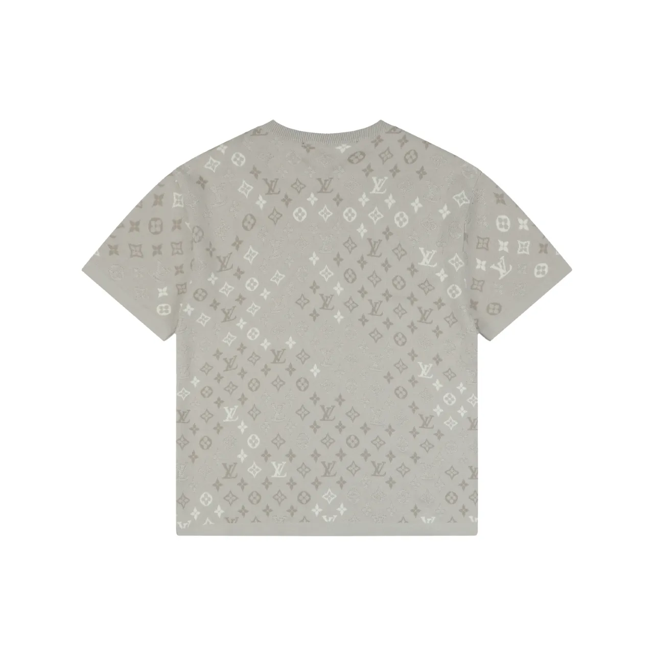 Gradient Monogram Jacquard Knit T-Shirt - Back