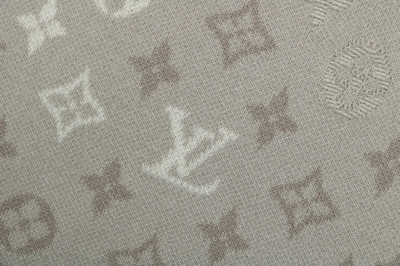 Gradient Monogram Jacquard Knit T-Shirt - Logo with Design