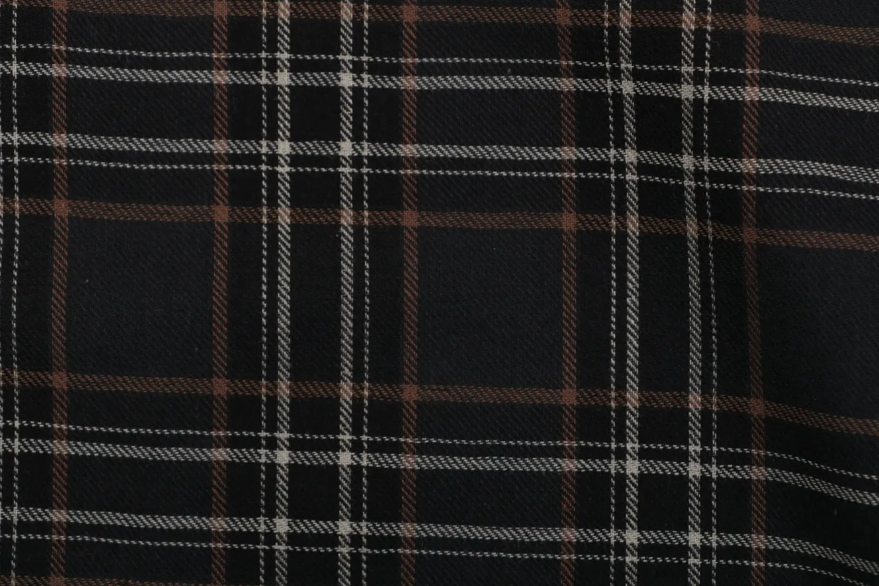 Plaid Cotton Oversized Short Sleeve T-Shirt - Design