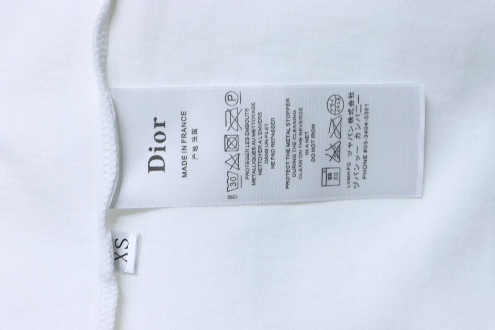 1947 Embroidered Logo T-Shirt - White - Label