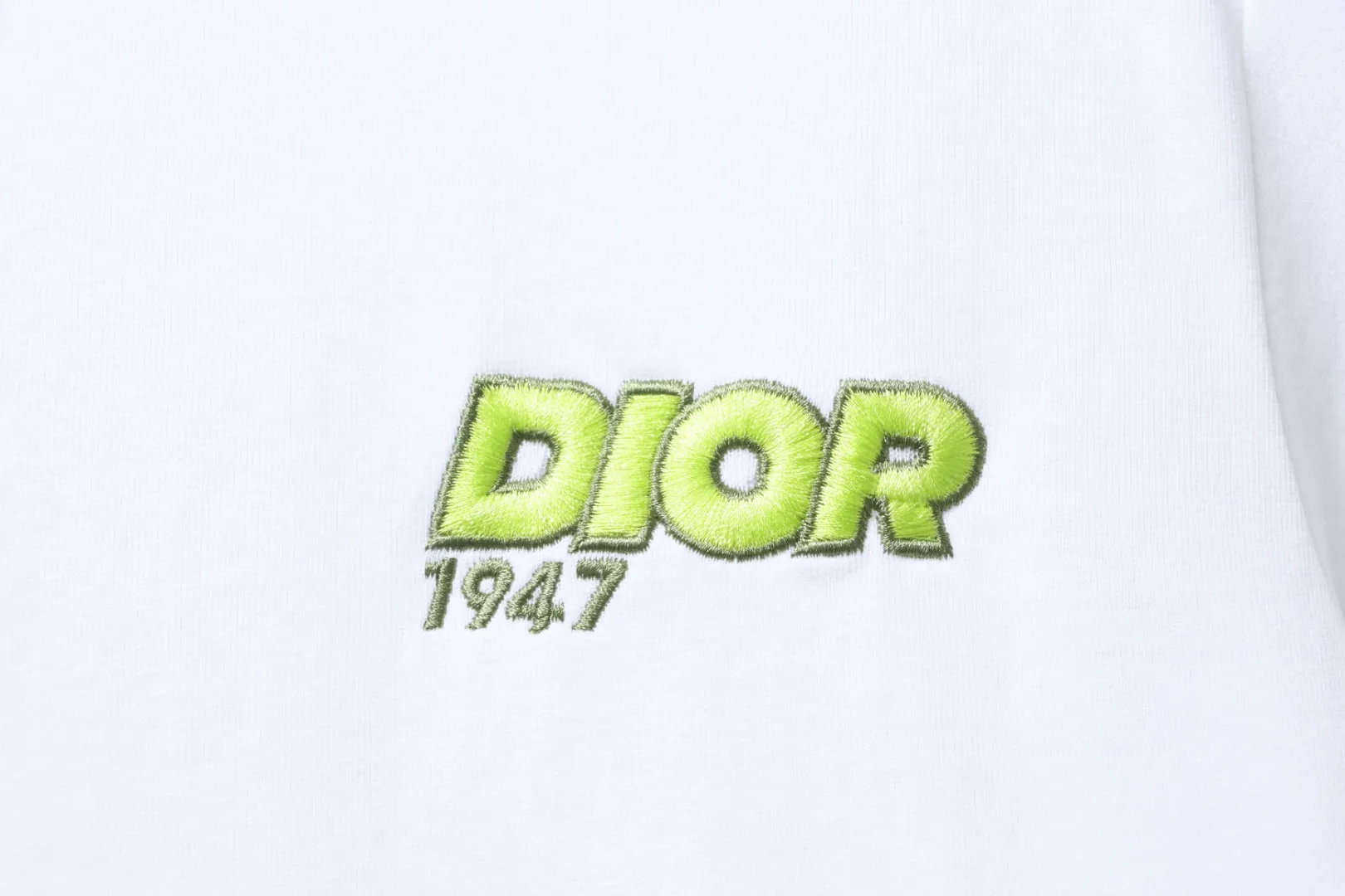 1947 Embroidered Logo T-Shirt - White - Logo