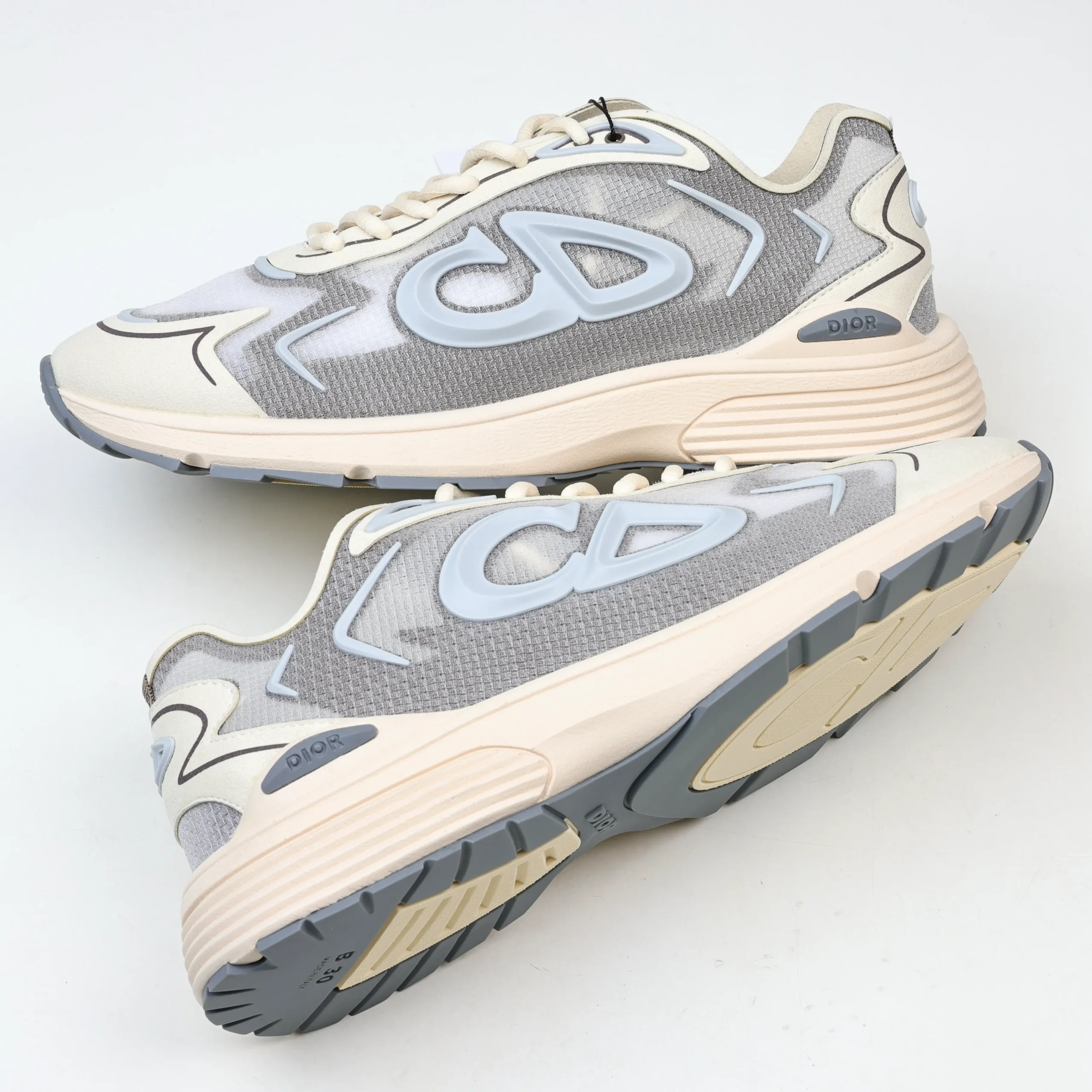 B30 Countdown Tech Sneaker Beige Halbtransparent11