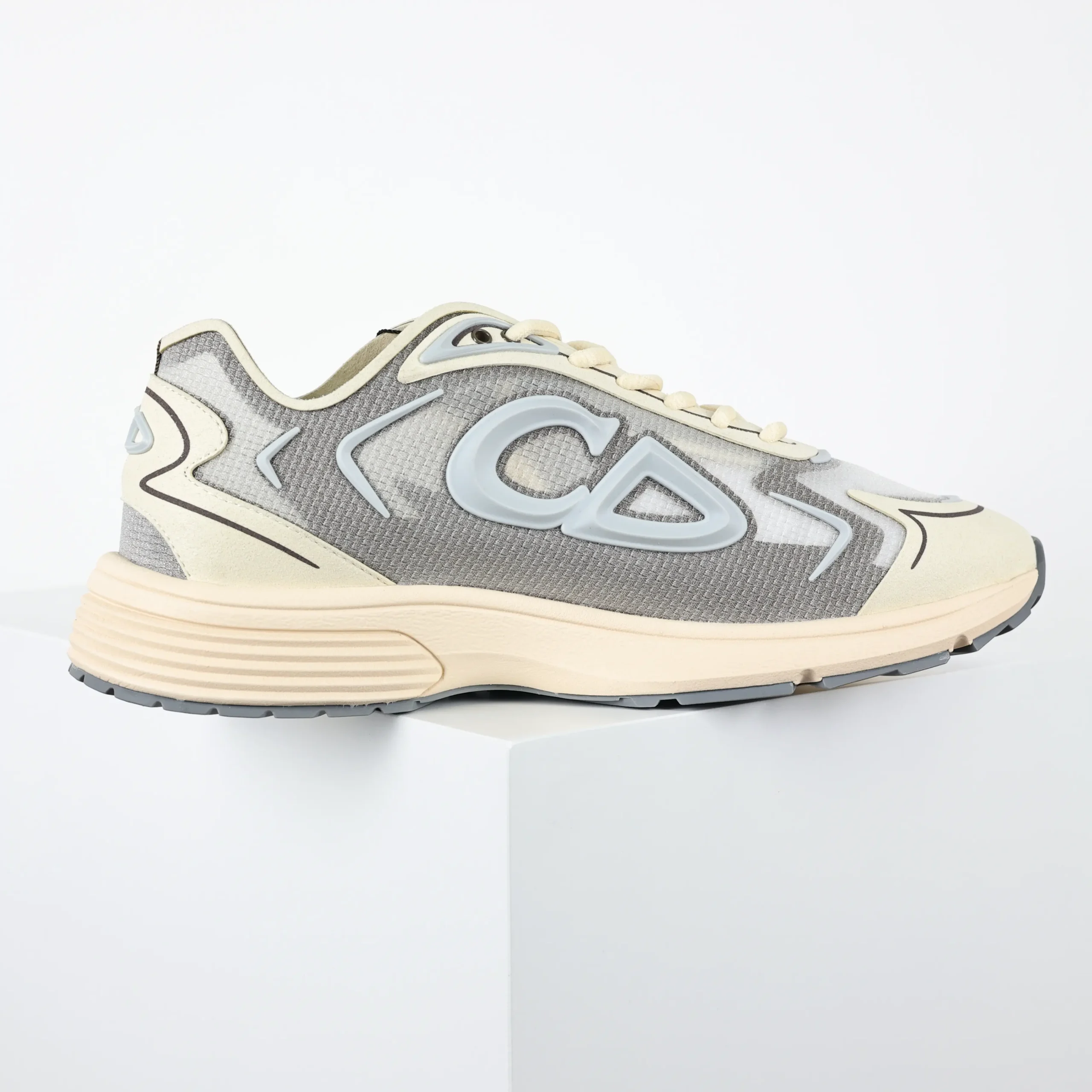 B30 Countdown Tech Sneaker Beige Halbtransparent5