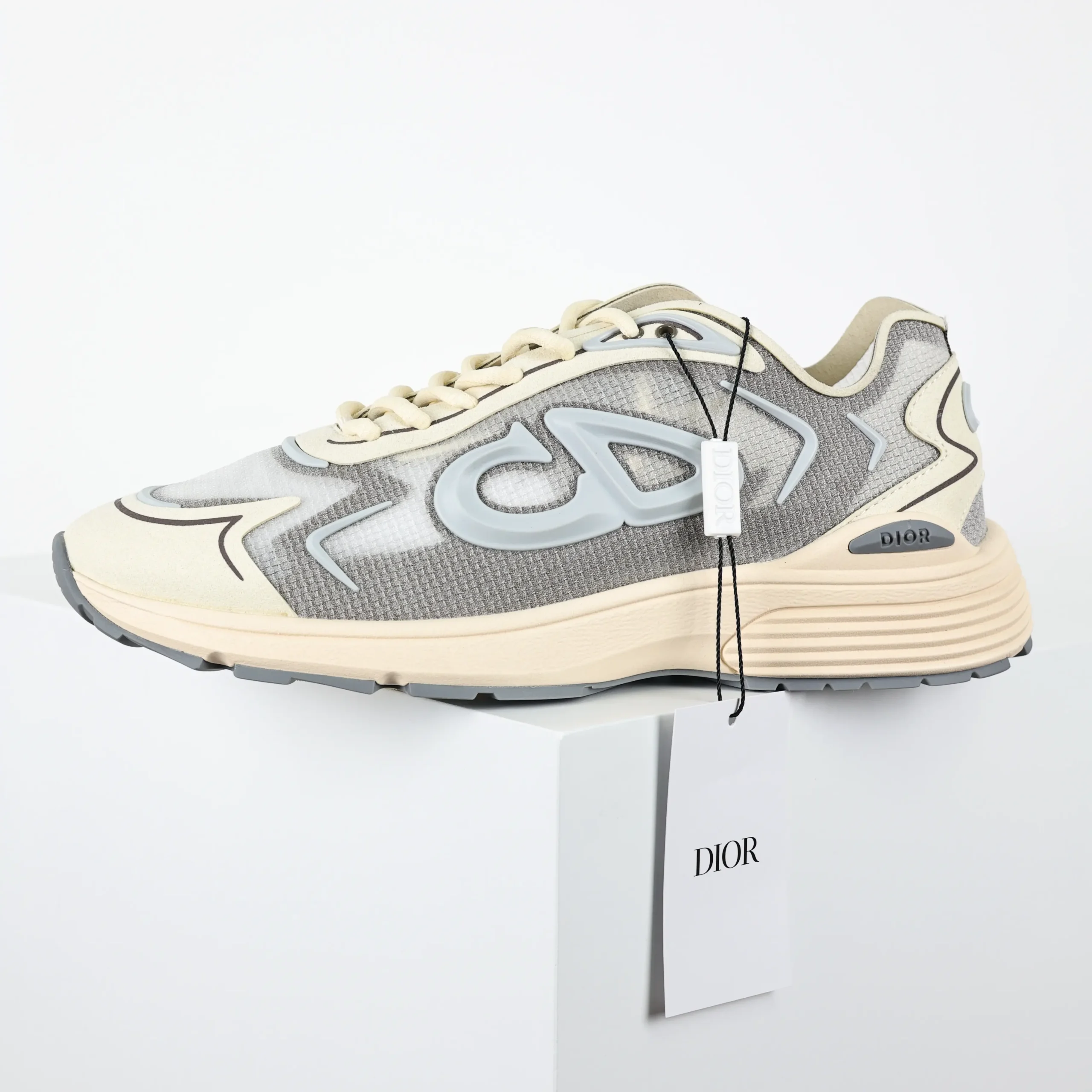 B30 Countdown Tech Sneaker Beige Halbtransparent6