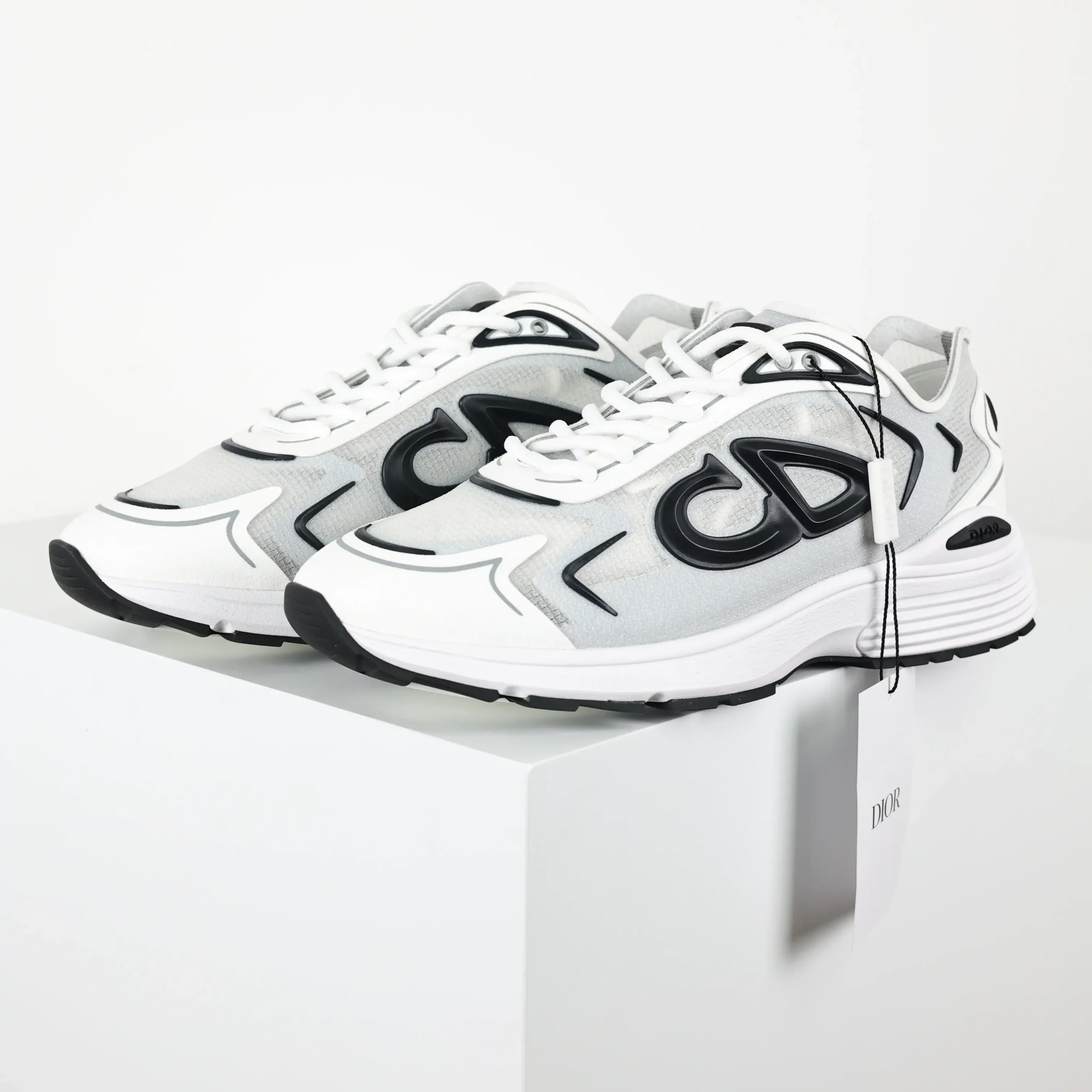 B30 Countdown Tech Sneaker Weiß Grau1