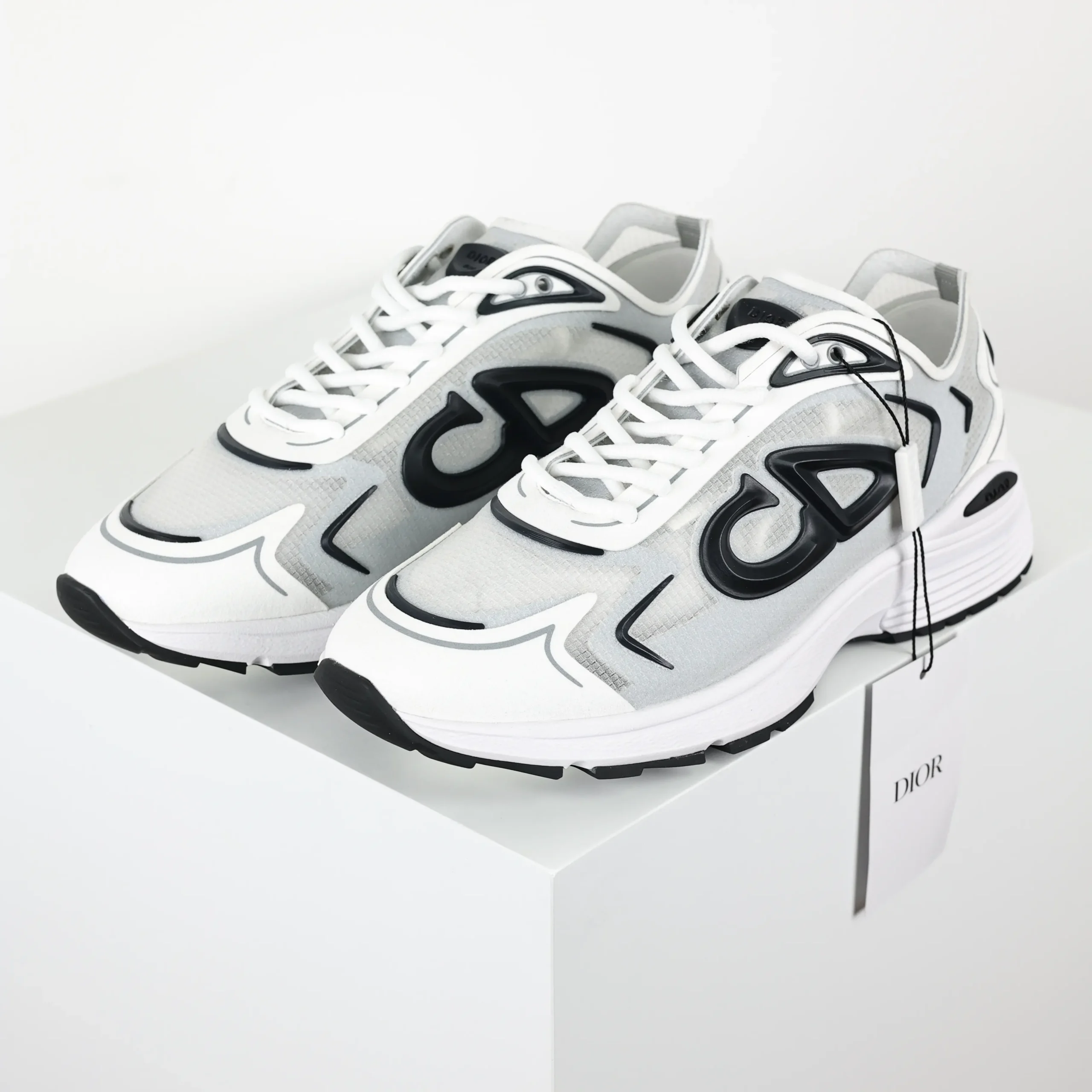 B30 Countdown Tech Sneaker Weiß Grau2