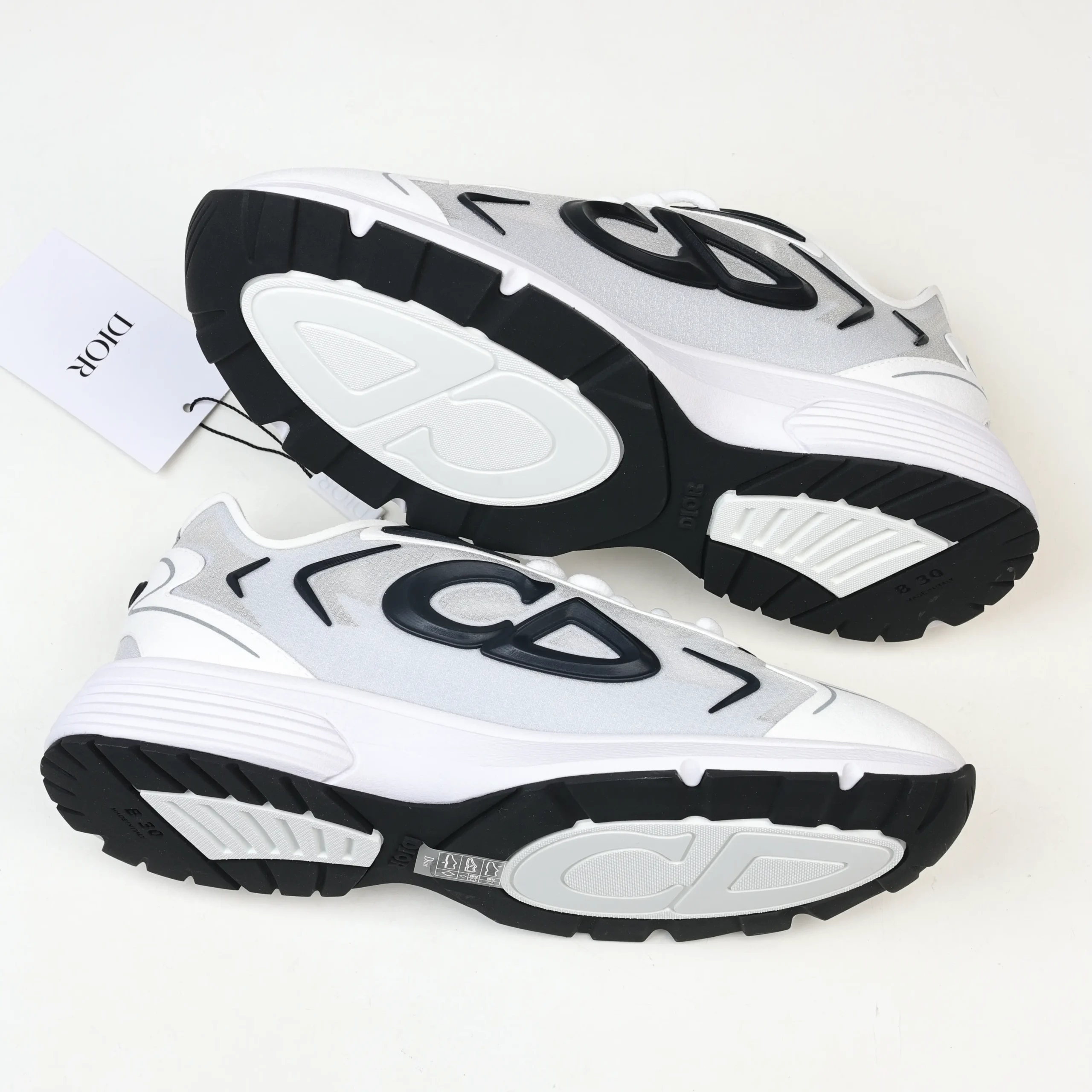 B30 Countdown Tech Sneaker Weiß Grau9